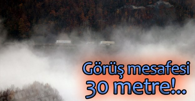 Batı Karadeniz'de sis