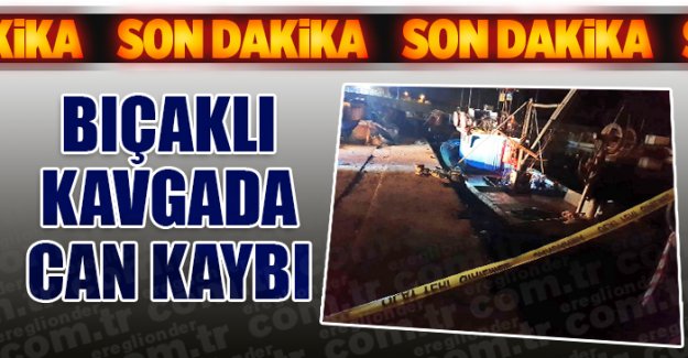 Zonguldak'ta bıçaklı kavga: 1 ölü