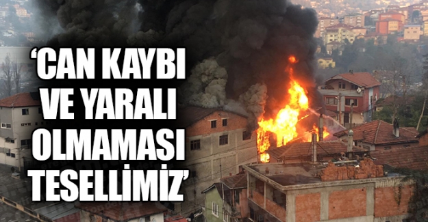 Zonguldak'ta mobilya imalathanesinde çıkan yangın kontrol altına alındı