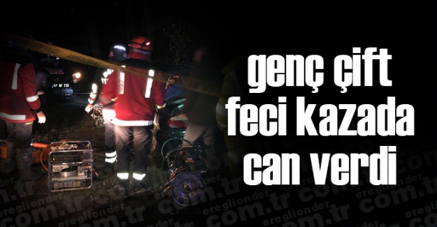 Zonguldak'ta trafik kazası: 2 ölü, 1 yaralı