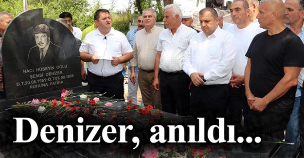 Şemsi Denizer Zonguldak'ta mezarı başında anıldı